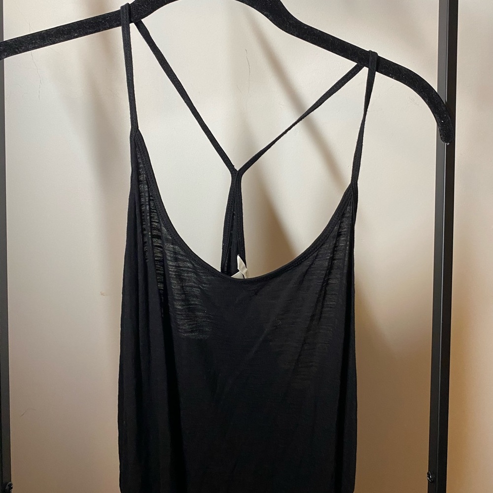 H&M Black Basics Strappy Tank Top -M